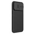 Husă pentru iPhone 15 Pro, Nillkin blindată, CamShield Pro, negru