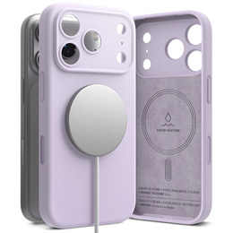 Carcasă Ringke pentru iPhone 17 Pro Max, Silicone Magnetic MagSafe, Violet deschis