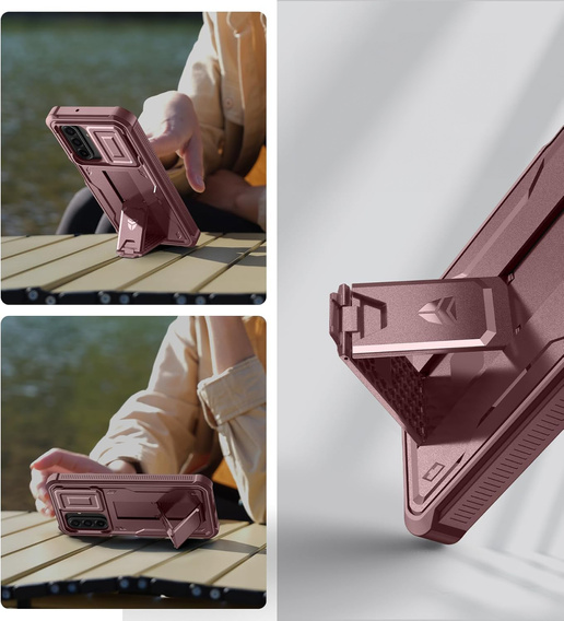 Carcasă blindată Dexnor Full Body (două rame) pentru Samsung Galaxy A17