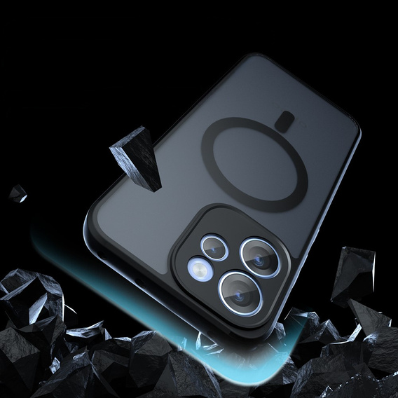 Husă MagSafe ERBORD Matt pentru Oppo Reno 15 FS, negru