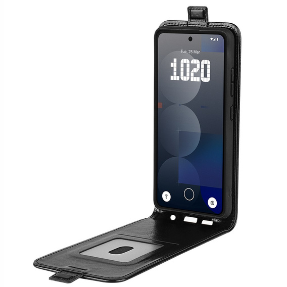 Cu clapetă pentru Nothing Phone 3a Pro, Flip, negru