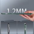 Carcasă de protecție pentru camera foto pentru OnePlus 12 5G, CamShield MagSafe, transparent / verde