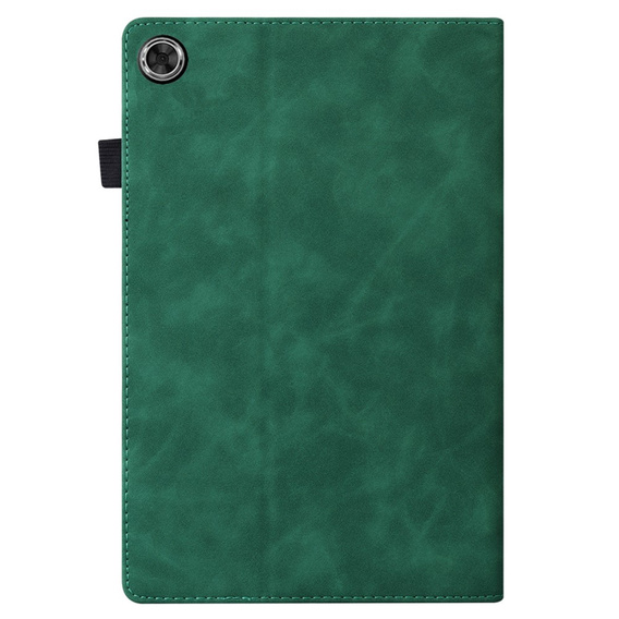 Husă pentru Samsung Galaxy Tab A9+, Classic, cu spațiu pentru stylus, verde