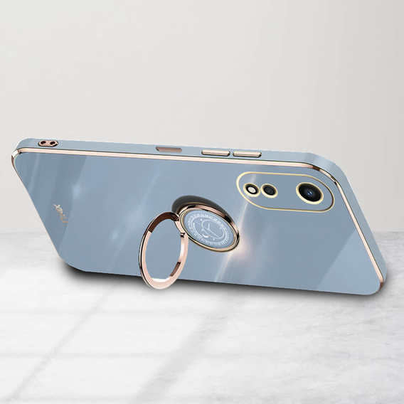 Huse pentru Oppo A78 5G, Electro Ring, albastru