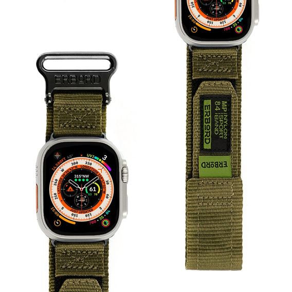 ERBORD MP84 Curea din nylon pentru Apple Watch 1/2/3/4/5/6/7/8/9/SE/ULTRA/ULTRA 2 42/44/45/49mm