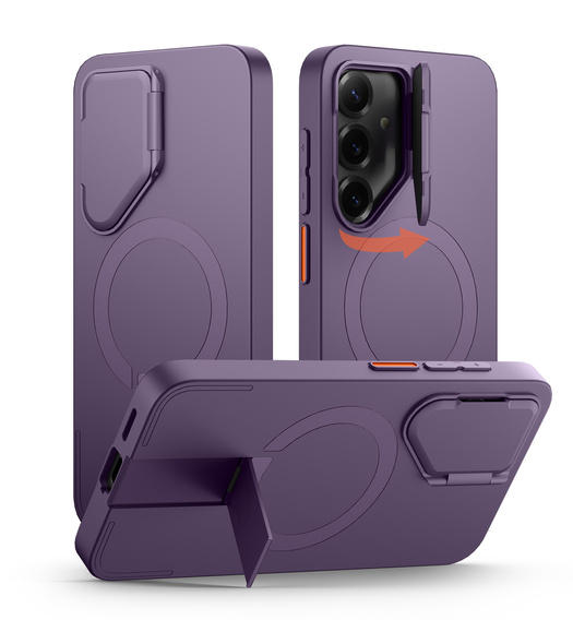 Husă pentru Samsung Galaxy S25+ Plus, Suritch Shockproof, pentru MagSafe, violet