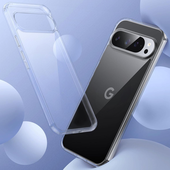 Huse pentru Google Pixel 9 / Google Pixel 9 Pro, Fusion Hybrid, transparentă