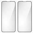 2x sticlă călită pentru iPhone 14 Pro, ERBORD 3D pentru întregul display