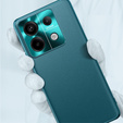 Husă din piele pentru Xiaomi Redmi Note 13 5G, leather hybrid, verde