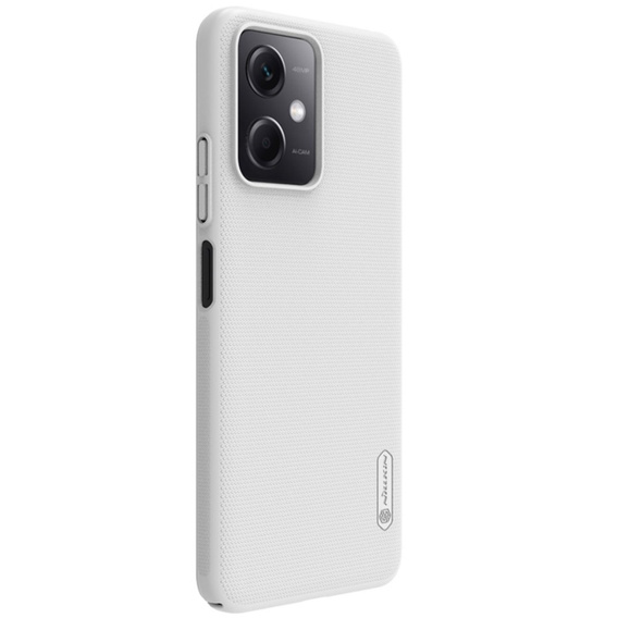 Carcasă NILLKIN pentru Xiaomi Redmi Note 12 5G / POCO X5 5G, Super Frosted Shield Case, alb