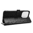 Husa cu clapetă pentru Xiaomi Redmi 15C 4G/LTE, Wallet Rhombus, negru