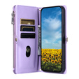Cu clapetă pentru Xiaomi Redmi 14C / Xiaomi Poco C75, Wallet Zipper Pocket, violet