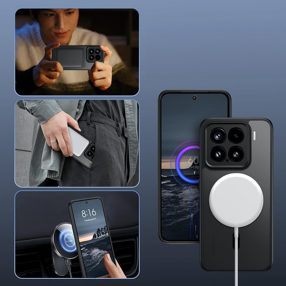 Carcasă MagSafe ERBORD Matt pentru Xiaomi 15T Pro