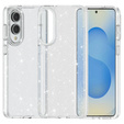 Huse pentru Samsung Galaxy S25 Edge, Glittery Powder, transparentă