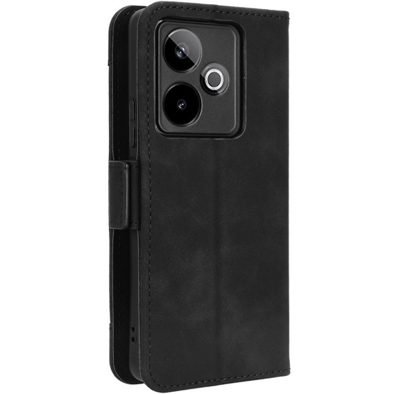 Cu clapetă pentru Realme GT 7 / 7T, Card Slot, negru
