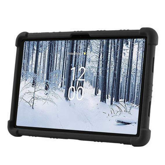 Silicon husă pentru Nokia T21, Impact, armat, negru