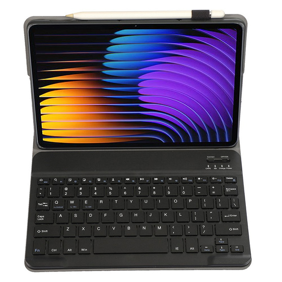 Carcasă cu tastatură bluetooth pentru Xiaomi Pad 7 / 7 Pro, negru