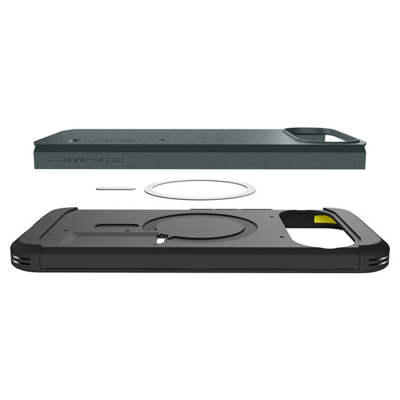 Carcasă Spigen Tough Armor MagSafe pentru Google Pixel 10 Pro XL, Abyss Green