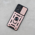 Husă blindată pentru Xiaomi Redmi 12, CamShield Slide, roz rose gold