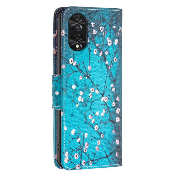 Cu clapetă pentru TCL 40 NxtPaper, Wallet, Sakura albastru