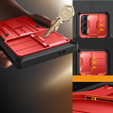 Husa pentru Samsung Galaxy S24 Ultra, Tongate MECH Series Clip, roșu