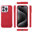 Husă pentru iPhone 15 Pro, ERBORD Armor Mag, roșu