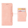 Cu clapetă pentru Samsung Galaxy A26, Card Slot, roz
