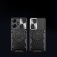 Husă blindată pentru Realme C55, CamShield Slide, negru