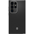 Husă Spigen Enzo Aramid negru pentru Samsung Galaxy S24 Ultra