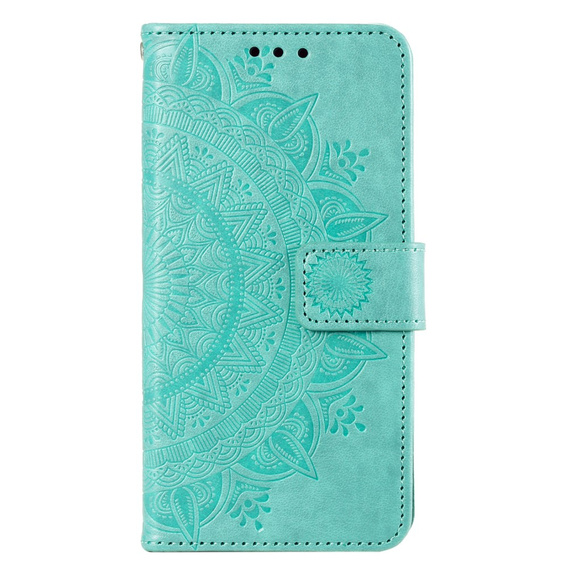 Cu clapetă pentru Xiaomi Redmi A3, Mandala, verde