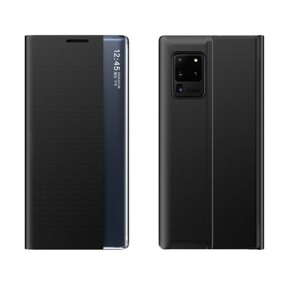 Husă cu clapetă pentru Samsung Galaxy A72 5G, Side View, negru
