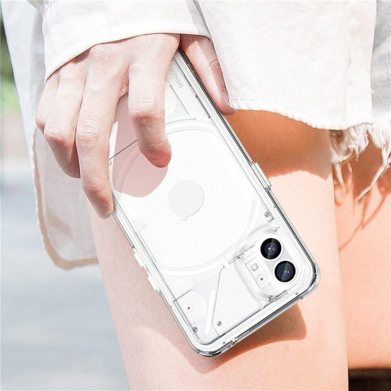 Huse pentru Nothing Phone 1, Fusion Hybrid, transparentă