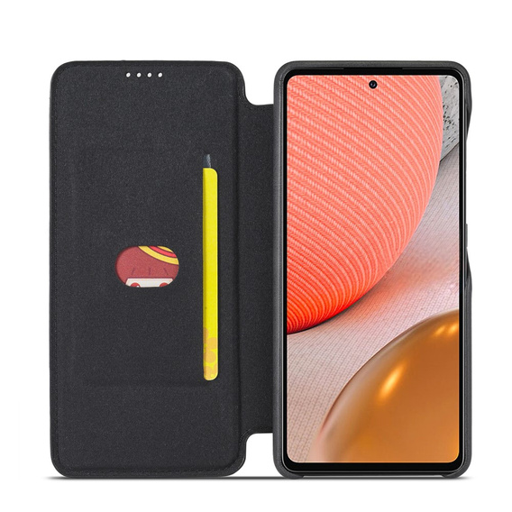 Cu clapetă pentru Samsung Galaxy A52 5G / 4G, LC.IMEEKE, negru