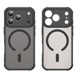 Husă mată pentru iPhone 17 Pro, pentru MagSafe, cu protecție pentru cameră, negru