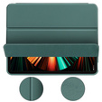 Husă pentru iPad Pro 11 2021/2022, Smartcase cu spațiu pentru stylus, verde