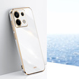 Husă pentru Xiaomi Redmi Note 13 Pro 5G, Glamour CamShield, alb
