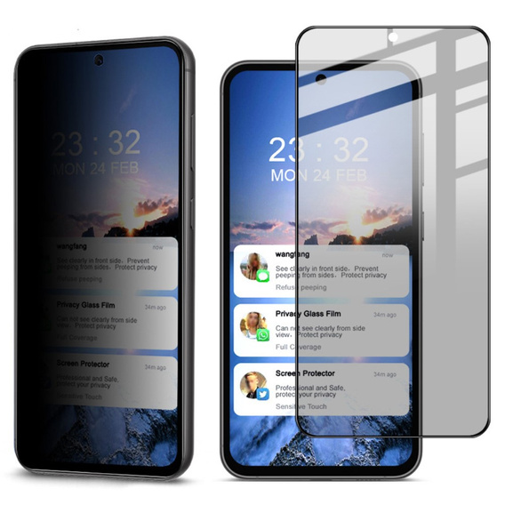 IMAK Privacy Tempered Glass pentru Samsung Galaxy S23 FE