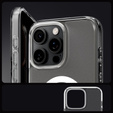 Carcasă MagSafe Spigen pentru iPhone 16 Pro, Ultra Hybrid, transparent / alb + 9H Tempered Glass