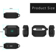 Husă blindată pentru căști cu carabină pentru Apple AirPods Pro 3
