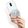 Huse pentru Samsung Galaxy A6 Plus 2018, Glittery, transparentă