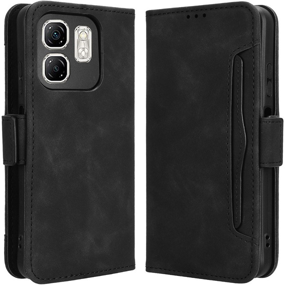 Cu clapetă pentru Infinix Hot 50i 4G, Card Slot, negru