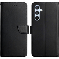 Cu clapetă pentru Samsung Galaxy A25 5G, Split Leather Wallet, negru