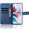 Cu clapetă pentru Oppo Reno 11F 5G, Wallet Smart Magnet, albastru