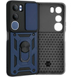 Husă blindată pentru Vivo Y19s, CamShield Slide, albastru