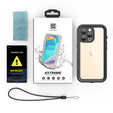 Husă impermeabilă IP68 pentru iPhone 13 Pro, SHELLBOX, negru