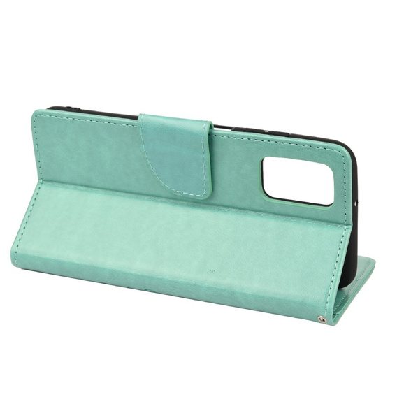 Cu clapetă pentru Xiaomi Redmi 10, Butterfly, verde