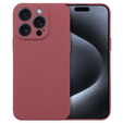 Husa pentru iPhone 15 Pro Max, Silicone Lite, roșu