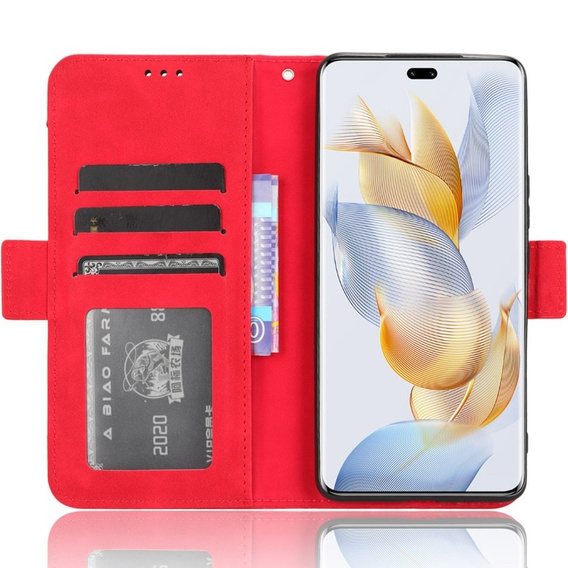 Cu clapetă pentru Honor 90, Card Slot, roșu
