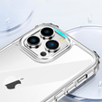 Carcasă pentru iPhone 14 Pro, Shockproof, cu folie, transparentă