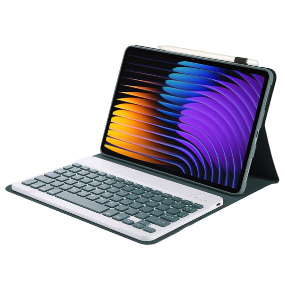 Carcasă cu tastatură bluetooth pentru Xiaomi Pad 7 / 7 Pro, verde